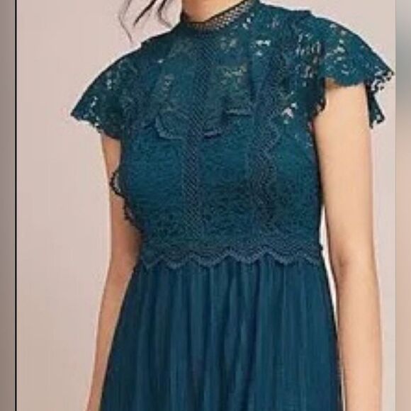 Anthropologie Greenwich Lace Dress size 4 - Picture 5 of 8